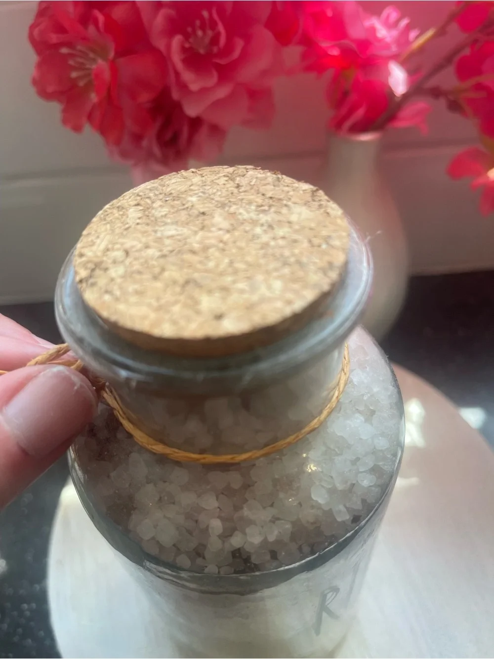 Rae Dunn Relax Wild Rose Bath Salts - Pink & White - Picture 4 of 4